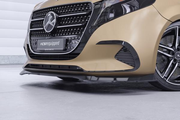 CSR Frontspoiler | Cup-Spoilerlippe mit ABE für Mercedes-Benz V-Klasse 447 CSL965-S strukturiert schwarz matt (keine Lackierung erforderlich)