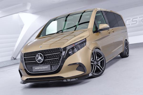 CSR Frontspoiler | Cup-Spoilerlippe mit ABE für Mercedes-Benz V-Klasse 447 CSL965-S strukturiert schwarz matt (keine Lackierung erforderlich)