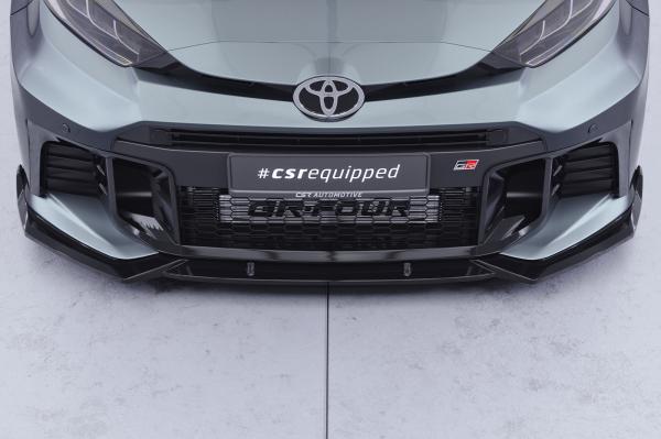 CSR Frontspoiler | Cup-Spoilerlippe mit ABE für Toyota GR Yaris (XP021) CSL968-G Glossy schwarz Hochglanz (keine Lackierung erforderlich)