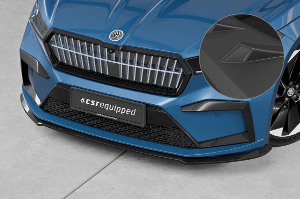 CSR Frontspoiler | Cup-Spoilerlippe mit ABE für Skoda Enyaq CSL971-L Lackierung erforderlich (unlackiert roh)