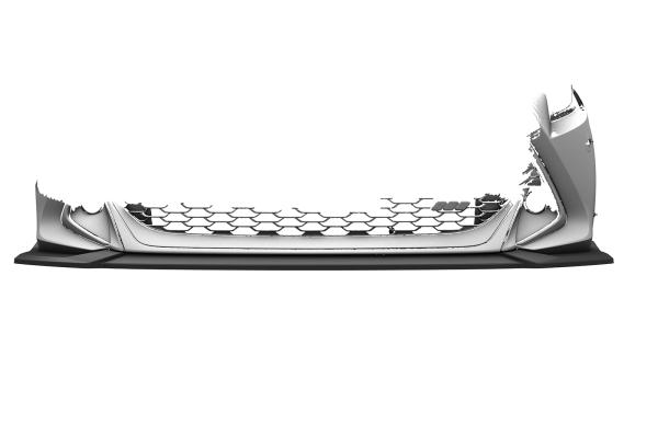 CSR Frontspoiler | Cup-Spoilerlippe mit ABE für Toyota Corolla (E210) GR Sport CSL972-C Carbon Look Hochglanz (keine Lackierung erforderlich)