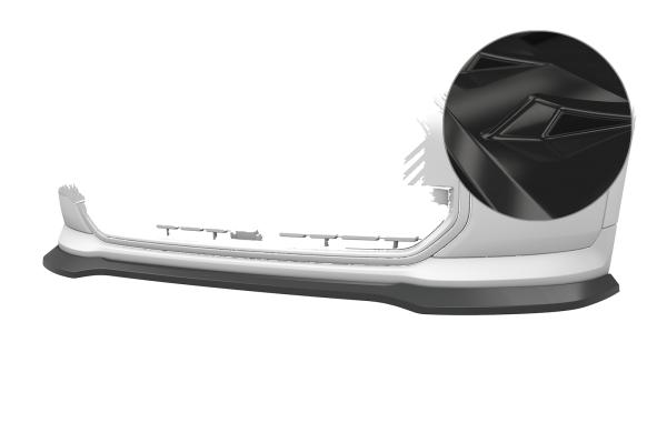 CSR Frontspoiler | Cup-Spoilerlippe mit ABE für Mini F65 / F66 / F67 CSL978-G Glossy schwarz Hochglanz (keine Lackierung erforderlich)