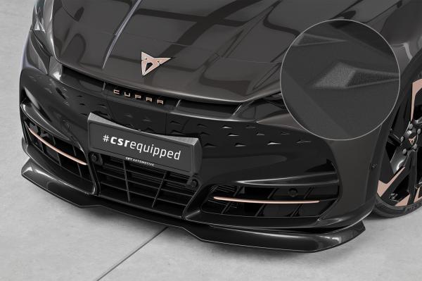 CSR Frontspoiler | Cup-Spoilerlippe mit ABE für Cupra Tavascan CSL985-S strukturiert schwarz matt (keine Lackierung erforderlich)