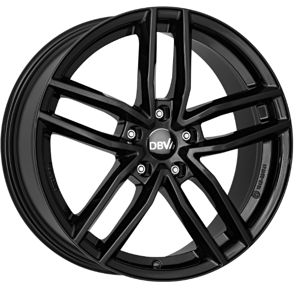DBV Alufelge Andorra TR black 6.5x16 ET40 5x114.3 Nabe 71.6 KBA 53206