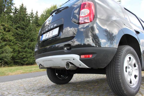 Fox passend für Dacia Duster 4x2 - Frontantrieb Endschalldämpfer rechts/links - 1x90 Typ 12 rechts/links DC030041-051