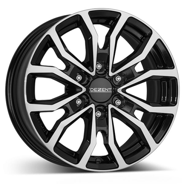DEZENT Alufelge KC dark black/polished 8.5x20 ET43 6x120 Nabe 74.6 KBA 55067