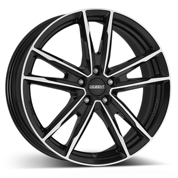 DEZENT Alufelge KF dark black/polished 7.0x17 ET48 114.3 Nabe 67.1mm 55150.0