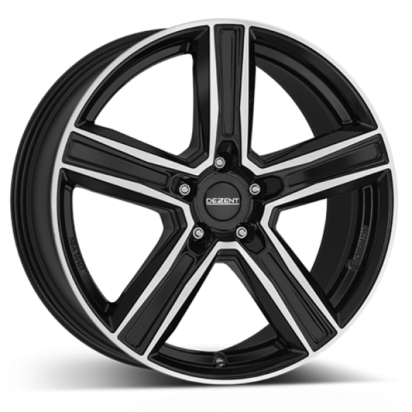 DEZENT Alufelge KG dark black/polished 8.5x19 ET26 5x112 Nabe 66.6 KBA 55167