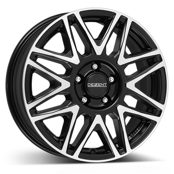 DEZENT Alufelge KH dark black/polished 6.5x16 ET55 5x130 Nabe 78.1 KBA 55713