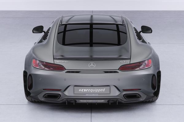 CSR Dachfinnen mit ABE für Mercedes Benz AMG GT (190) Coupe DF003-C Carbon Look Hochglanz (keine Lackierung erforderlich)