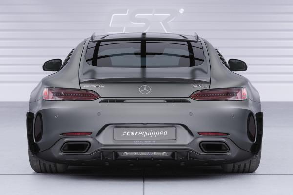 CSR Dachfinnen mit ABE für Mercedes Benz AMG GT (190) Coupe DF003-C Carbon Look Hochglanz (keine Lackierung erforderlich)