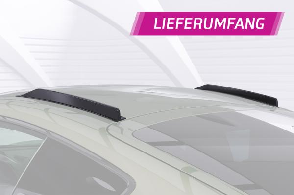 CSR Dachfinnen mit ABE für Porsche 718 Cayman 982 Coupe DF005-G Glossy schwarz Hochglanz (keine Lackierung erforderlich)