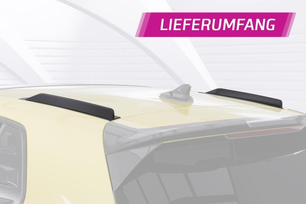 CSR Dachfinnen mit ABE für VW Golf 8 (Typ CD) DF012-S strukturiert schwarz matt (keine Lackierung erforderlich)