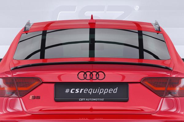 CSR Dachfinnen mit ABE für Audi A5 / S5 / RS5 (8T) Sportback DF021-G Glossy schwarz Hochglanz (keine Lackierung erforderlich)