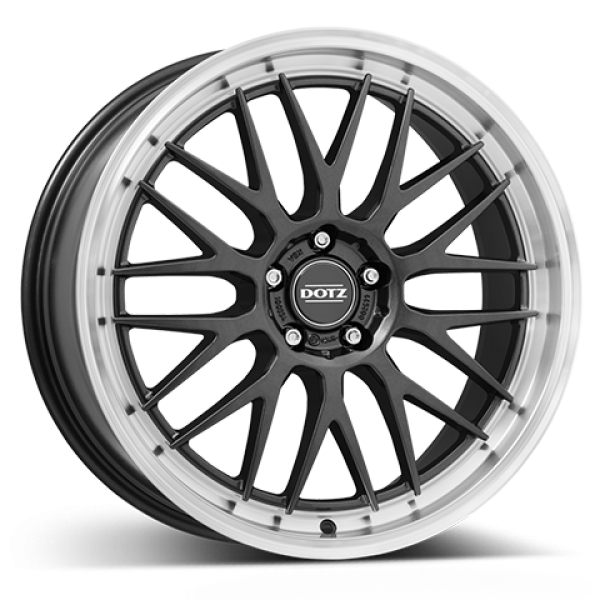 DOTZ Alufelge Bilbao dark gunmetal/polished lip 9x19 ET40 5x108 Nabe 70.1 KBA 100331