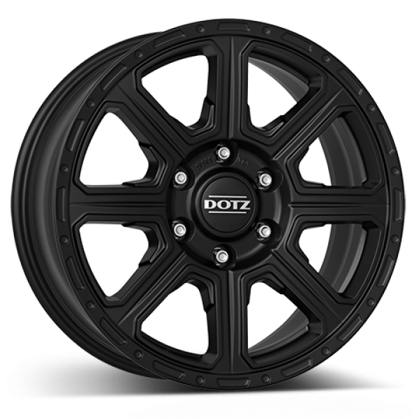 DOTZ Alufelge Kalahari black black matt 8x17 ET30 6x139.7 Nabe 93.1mm KBA 53517