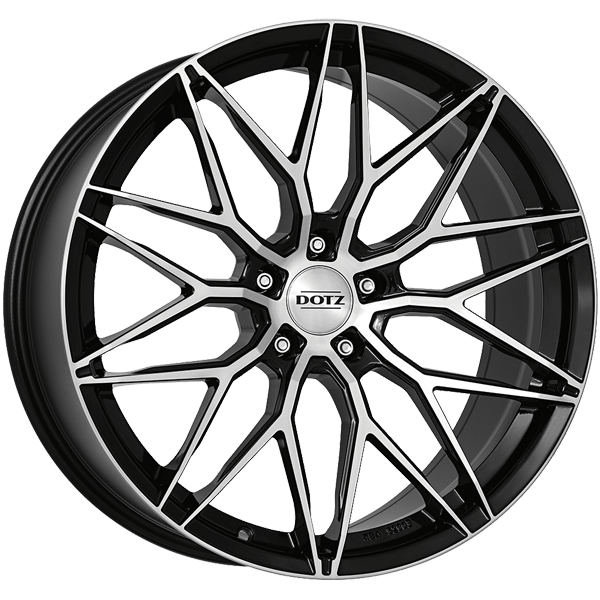 DOTZ Alufelge Suzuka dark black/polished 8x18 ET35 5x120 Nabe 72.6 KBA 52902