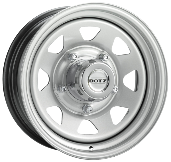 DOTZ Alufelge Dakar silver 7x16 ET36 6x139.7 Nabe 106 KBA 46217