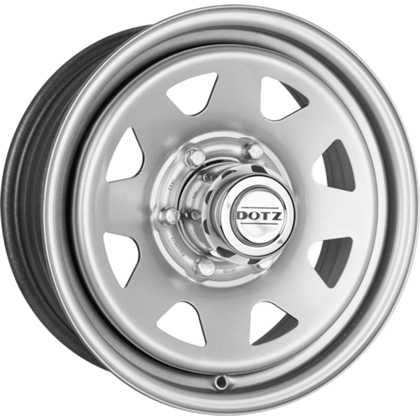 DOTZ Alufelge Pharao silver 6x15 ET45 5x139.7 Nabe 98.5 KBA 46218