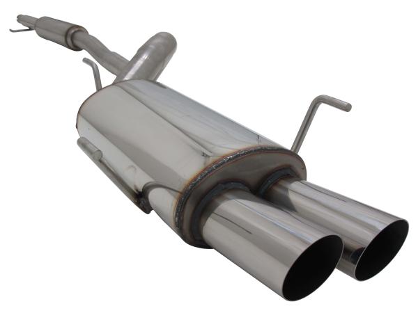 Novus Edelstahl Gruppe A Komplettanlagen 2x76mm für Opel Corsa C