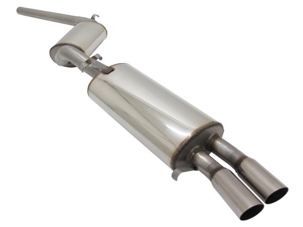 Novus Edelstahl Gruppe A Komplettanlagen 16V Look 2x60mm für VW Golf 2