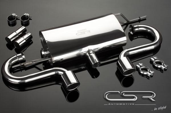 CSR Endschalldämpfer Sportauspuff für Golf 5 / 6 / Scirocco 3 / Touran ESD001