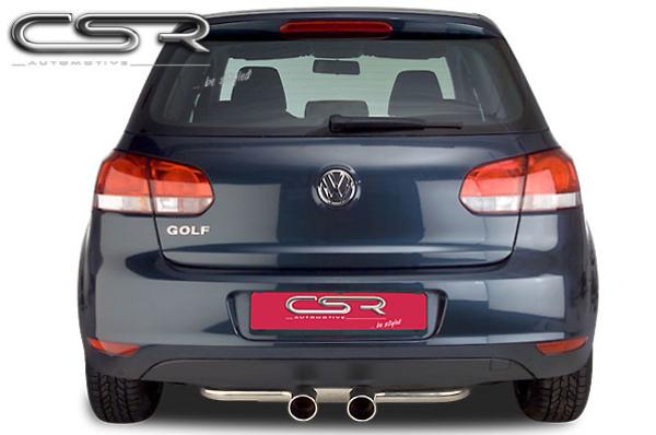 CSR Endschalldämpfer Sportauspuff für Golf 5 / 6 / Scirocco 3 / Touran ESD001
