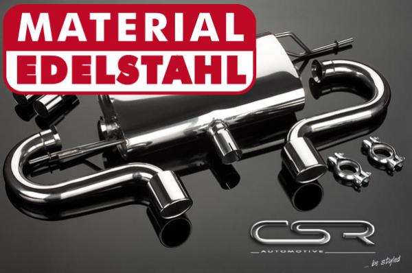 CSR Endschalldämpfer Sportauspuff für Golf 5 / 6 / Scirocco 3 / Touran ESD001