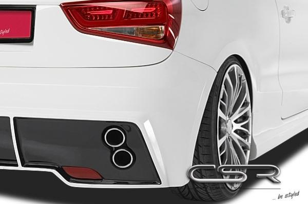 CSR Heckansatz, Sportauspuff, Heckblende Set für Audi A1 PS015