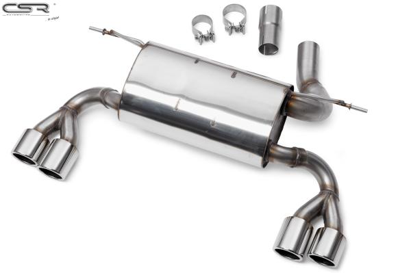CSR Endschalldämpfer mit Endrohren für BMW 3er F30/F31, 4er F32 ESD108