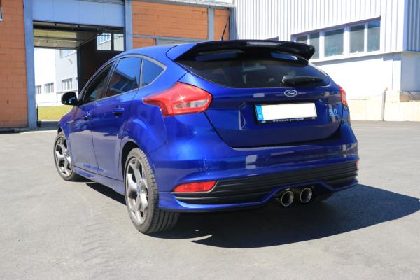 Fox passend für Ford Focus III ST Fließheck Endschalldämpfer quer Ausgang mittig - 2x100 Typ 25 mittig FO032025-294