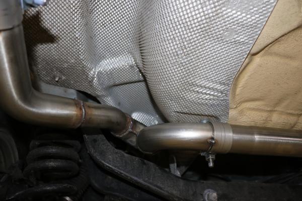 Fox passend für Ford Focus III Ecoboost - Turnier/ Kombi Endschalldämpfer Ausgang rechts/links - 145x65 Typ 59 rechts/links FO032103-671