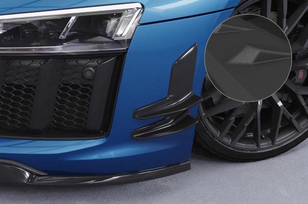 CSR Performance Flaps mit ABE für Audi R8 (Typ 4S) FP014-S strukturiert schwarz matt (keine Lackierung erforderlich)