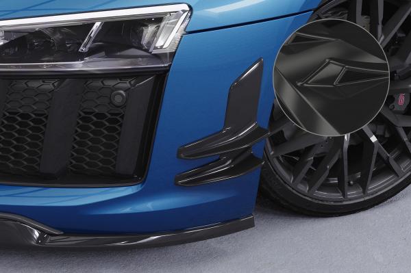 CSR Performance Flaps mit ABE für Audi R8 (Typ 4S) FP014-G Glossy schwarz Hochglanz (keine Lackierung erforderlich)