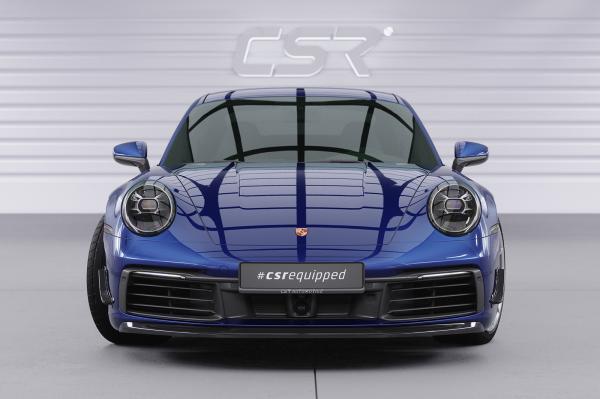 CSR Performance Flaps mit ABE für Porsche 911 / 992/991/997/996, Boxster 981, Cayman 981C FP015-G Glossy schwarz Hochglanz (keine Lackierung erforderlich)