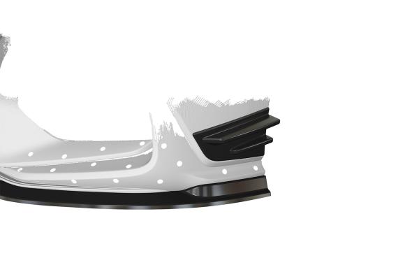 CSR Performance Flaps mit ABE für Hyundai I30 (PD) N/N-Line FP016-S strukturiert schwarz matt (keine Lackierung erforderlich)