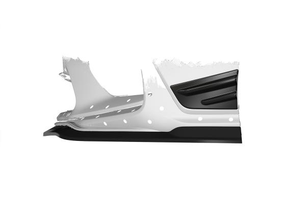 CSR Performance Flaps mit ABE für Hyundai I30 (PD) N/N-Line FP016-S strukturiert schwarz matt (keine Lackierung erforderlich)