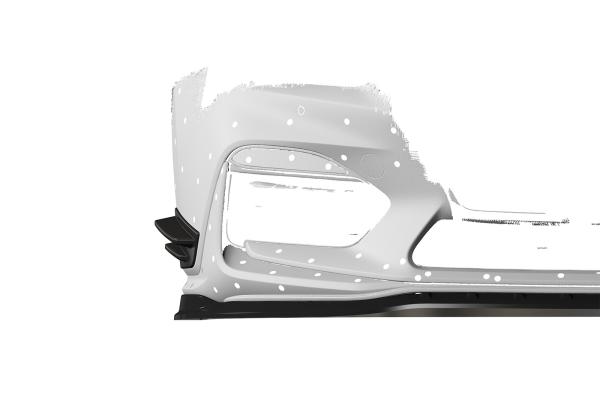 CSR Performance Flaps mit ABE für Hyundai I30 (PD) N/N-Line FP016-S strukturiert schwarz matt (keine Lackierung erforderlich)