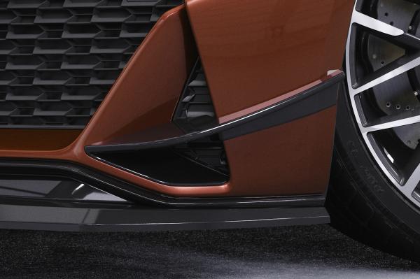CSR Performance Flaps mit ABE für Audi R8 (Typ 4S) Facelift FP020-G Glossy schwarz Hochglanz (keine Lackierung erforderlich)