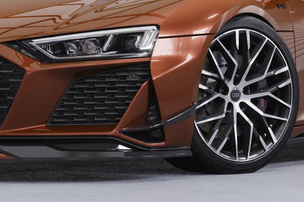 CSR Performance Flaps mit ABE für Audi R8 (Typ 4S) Facelift FP020-G Glossy schwarz Hochglanz (keine Lackierung erforderlich)