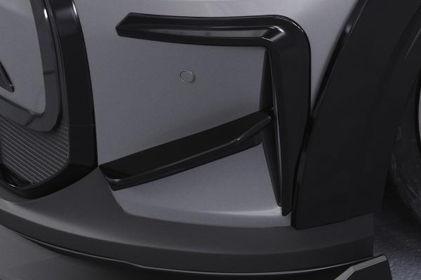 CSR Performance Flaps mit ABE für Mini F55 / F56 / F57 FP022-S strukturiert schwarz matt (keine Lackierung erforderlich)