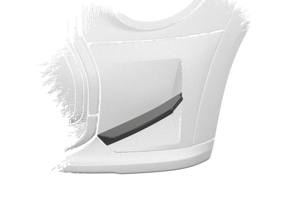 CSR Performance Flaps mit ABE für Mini F55 / F56 / F57 FP022-S strukturiert schwarz matt (keine Lackierung erforderlich)