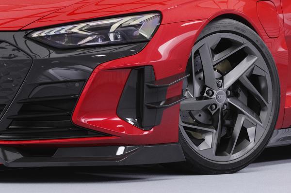 CSR Performance Flaps mit ABE für Audi e-tron GT FP023-G Glossy schwarz Hochglanz (keine Lackierung erforderlich)