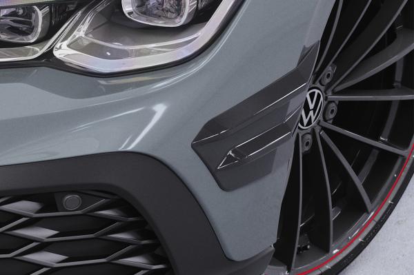 CSR Performance Flaps mit ABE für VW Golf 8 (Typ CD) GTI FP024-S strukturiert schwarz matt (keine Lackierung erforderlich)