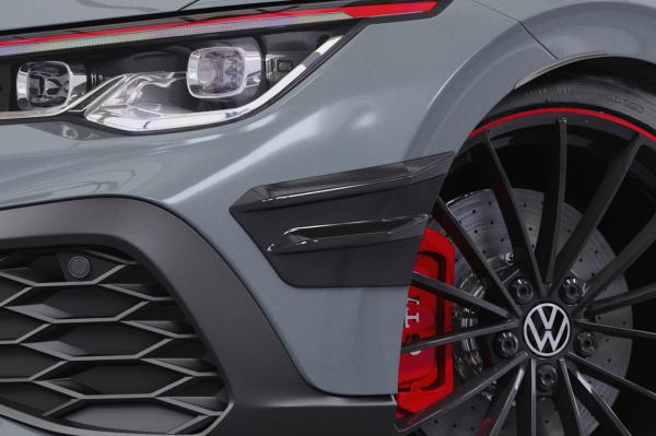 CSR Performance Flaps mit ABE für VW Golf 8 (Typ CD) GTI FP024-S strukturiert schwarz matt (keine Lackierung erforderlich)