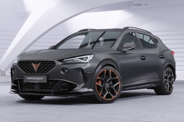 CSR Performance Flaps mit ABE für Cupra Formentor FP026-S strukturiert schwarz matt (keine Lackierung erforderlich)