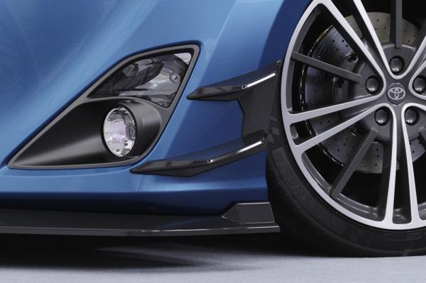 CSR Performance Flaps mit ABE für Toyota GT86 FP029-G Glossy schwarz Hochglanz (keine Lackierung erforderlich)