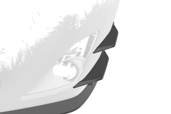 CSR Performance Flaps mit ABE für Toyota GT86 FP029-G Glossy schwarz Hochglanz (keine Lackierung erforderlich)