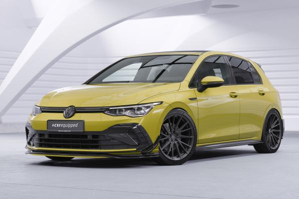 CSR Performance Flaps mit ABE für VW Golf 8 FP036-G Glossy schwarz Hochglanz (keine Lackierung erforderlich)