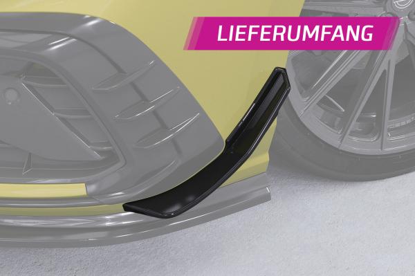 CSR Performance Flaps mit ABE für VW Golf 8 FP036-G Glossy schwarz Hochglanz (keine Lackierung erforderlich)